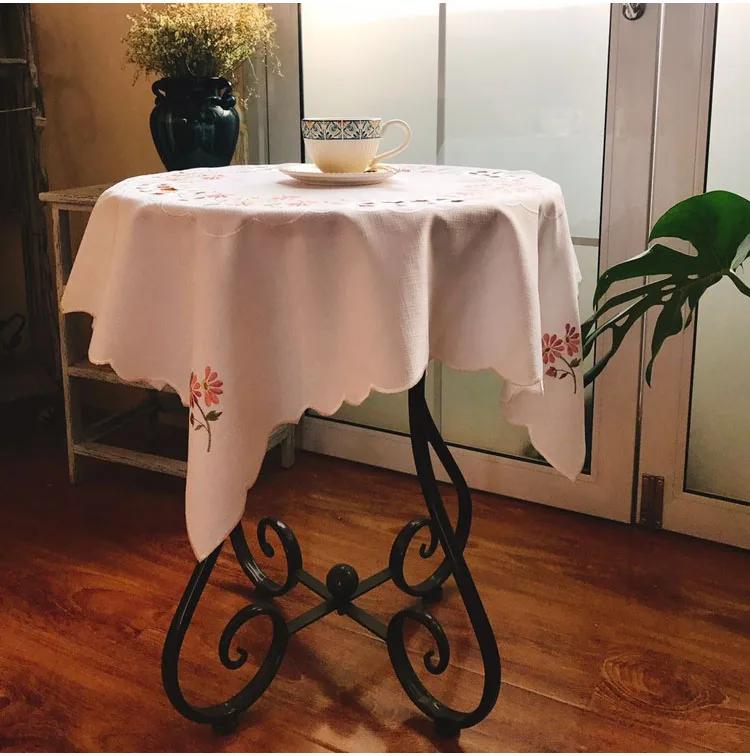 European pastoral cloth embroidery square tablecloth TV refrigerator multi-purpose towel