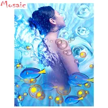 Diy на заказ фото полный квадратный/круглый дрель 5d diy алмазная живопись вышивка крестиком "приманка женщина" вышивка мозаика Стразы живопись