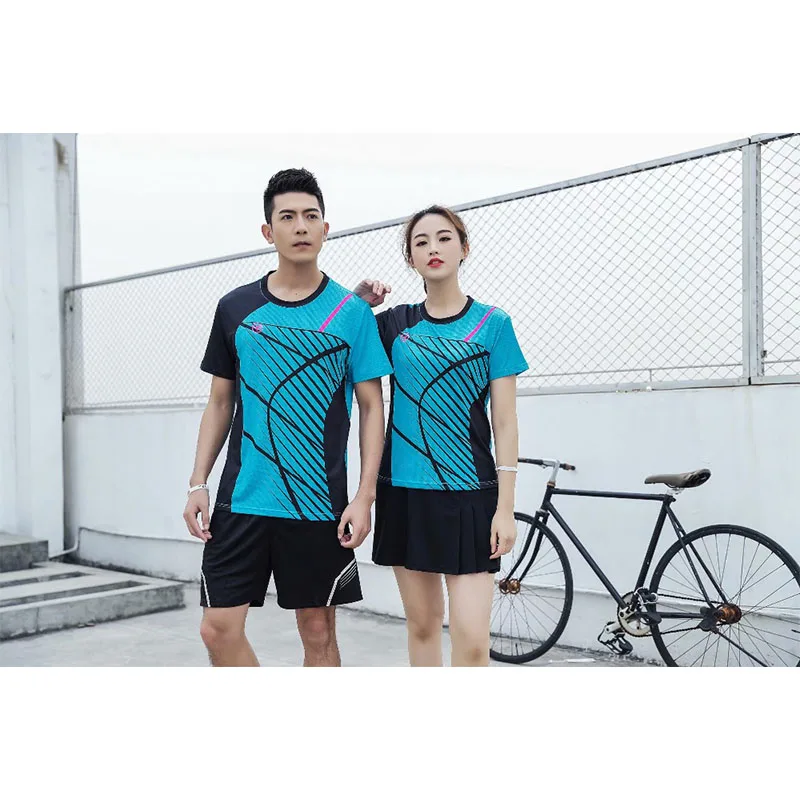 2019 الرياضية سريعة الجافة تنفس الريشة قميص النساء الرجال تنس طاولة المهنية لعبة تشغيل التدريب الرياضية القمصان 2019 الرياضية سريعة الجافة تنفس الريشة قميص النساء الرجال تنس طاولة المهنية لعبة تشغيل التدريب الرياضية القمصان
