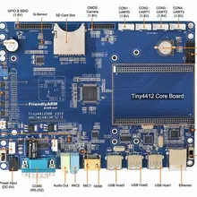 FriendlyELEC TINY4412SDK 1312 4 Гб памяти на носителе EMMC 1 ГБ DDR3 экран отсутсвует, Andriod4.2 Exynos4412 Cortex-A9