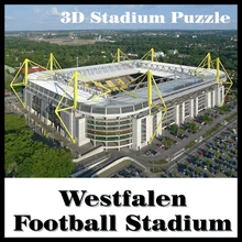 Умный и Счастливый 3d модель-головоломка Westfalen стадион Provinz Westfalen BorussiaDortmund Сувенирный бумажный материал