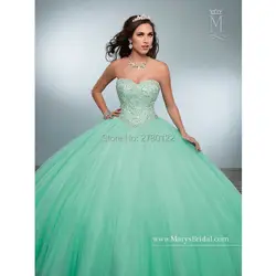 Милая с курткой блестящие Бисероплетение Кристалл Quinceanera платья 2019 Новое поступление стразы кристаллы Quinceanera платья