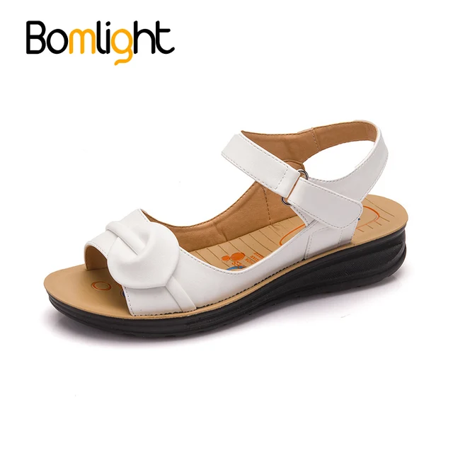 Bomlight 2017 Summer Women Sandals,Shoes Woman Vintage Ladies Flat Gladiator Sandals Shoes Platforms zapatos mujer