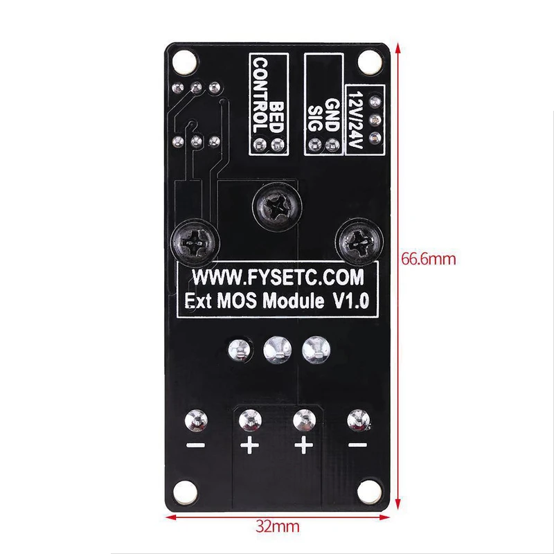 30A Heating Controller MOS Module MKS MOSFET Board For Heat Bed Extruder for 3D Printer Parts