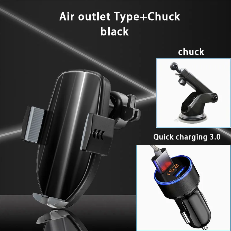 Air outlet Type +chuck black