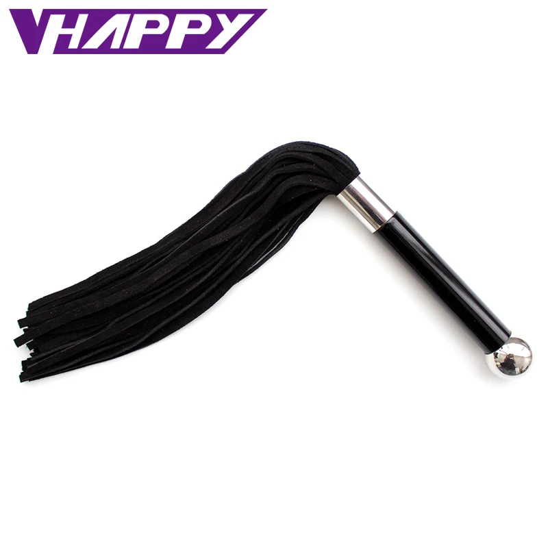 VaHppy 38 см из натуральной кожи шлепки весло Flogger плеть флирт сексуальные кожаные