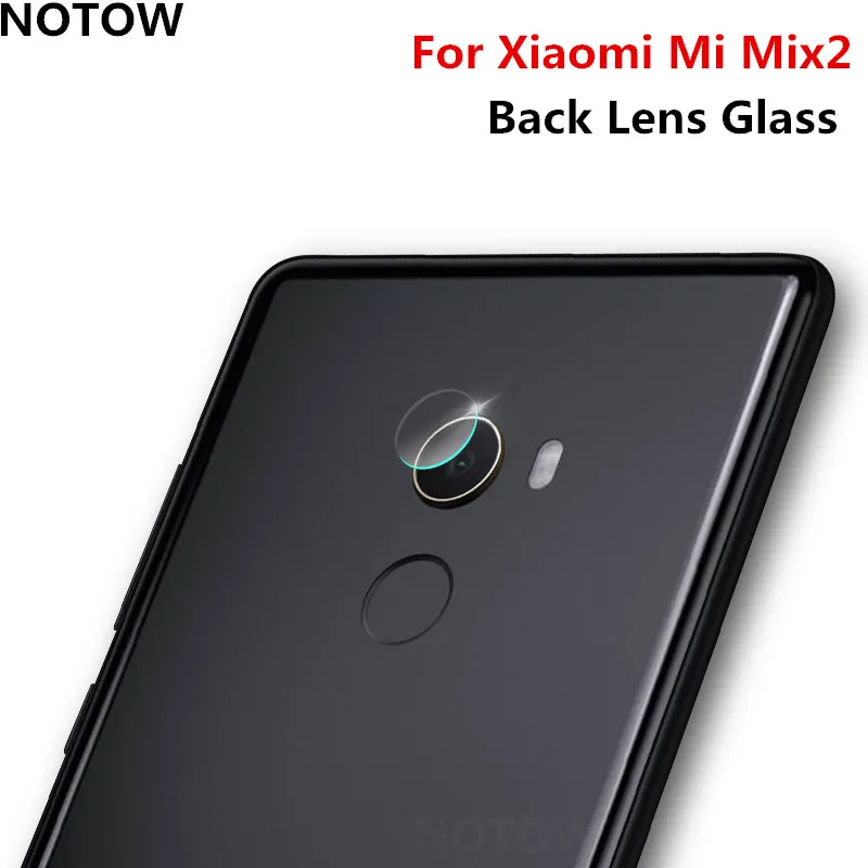 

NOTOW flexible Rear Transparent Back Camera Lens Tempered Glass Film Protector Case For Xiaomi Mi Mix2