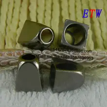Классический конец металлокорда, DIY Покрытие черный никель стоппер 50 шт./партия ювелирных изделий для оптовой и розничной продажи