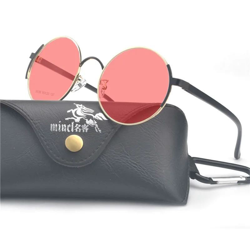 MINCL/Круглые линзы солнцезащитные очки для мужчин/wo мужчин Ретро Покрытие Солнцезащитные очки круглые новое поступление очки lxl