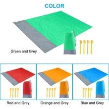 Водонепроницаемая пляжная подстилка на открытом воздухе Портативный Пикник анти свободный от песка коврик на открытом воздухе палатки газон Пикник коврики коврик для кемпинга пикника Одеяло