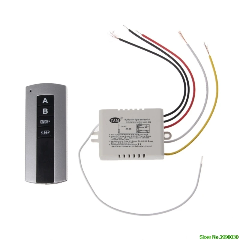 Remoto sem Fio Desliga a Lâmpada Controle Canais Liga Transmissor Receptor 2 - 1 Cheap Transformadores de iluminação