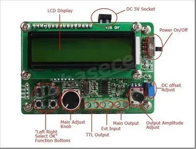 

New 0.01- 8MHz DDS Function Signal Generator Module Wave UDB1008