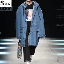 hooded long sleeves jeans jacket for women boyfriend style high quality runway women’s denim jacket autumn winter 802