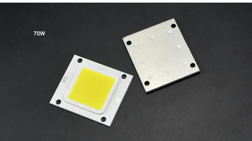 Новое поколение светодиодный чипы 30V 36V Высокая Мощность квадратные интегрированные лампы постоянного тока чип 20 Вт 30 Вт 50 Вт 70 Вт DIY прожектор лампы