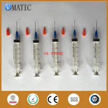 Agulhas de dispensação 22G Ponta da Agulha Da Seringa De Tinta-5 conjuntos com 10cc/ml seringa Nova Frete Grátis