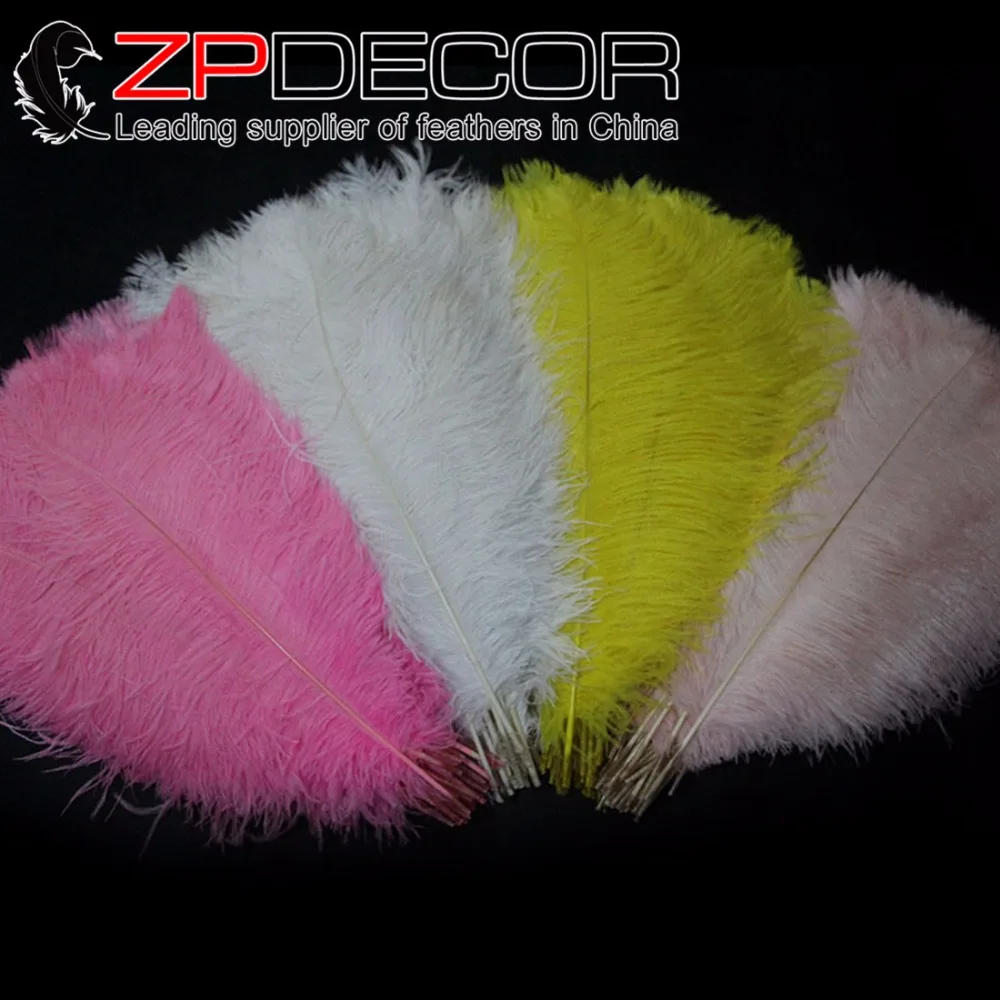 ZPDECOR 50 шт./лот 55 см (20 22 дюйма) пушистые и гладкие разноцветные окрашенные