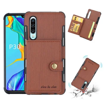 

Luxury Slim PU Leather Wallet Case for Huawei P20 P30 Pro Mate Lite Y3 Y5 Lite 2017 Y7 Prime 2019 Card Slot Kickstand Phone case