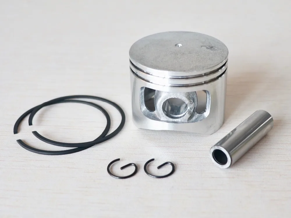 Kit Piston Tronçonneuse 43mm - Pour Moteur 4500 45cc G4500 - Avec Segments Et Circlips - Pièce Rechange