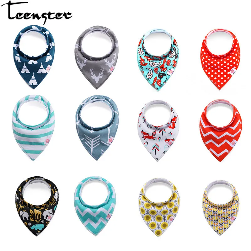 Teenster Fashion Burp Cloths Baby Cloth Bandana Bibs Cheap Stuff Bib Cartoon Printing Baby Bibs 4pcs/lot Pure Cotton Double-deck Teenster Fashion Burp Cloths Baby Cloth Bandana Bibs Cheap Stuff Bib Cartoon Printing Baby Bibs 4pcs/lot Pure Cotton Double-deck
