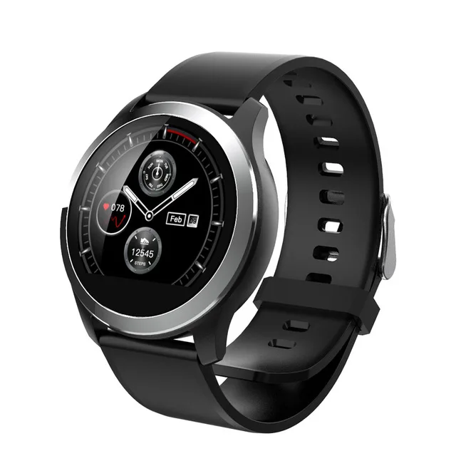 black LEMFO Z03 Smart Watch Men PPG+ ECG IP68 Waterproof Heart Rate Blood Pressure Sport Smartwatch For Android IOS Phone - Цвет: black