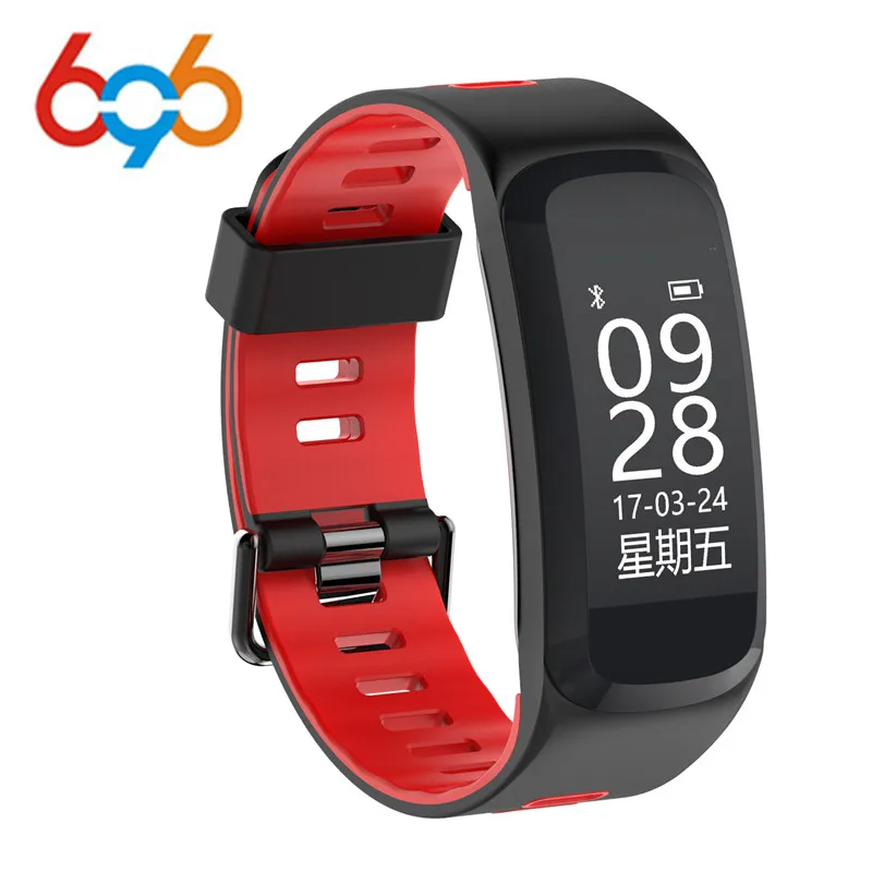 

696 F4 Smart Bracelet Blood Pressure Blood Oxygen Heart Rate Monitor Smart band For IOS/Android smart phone