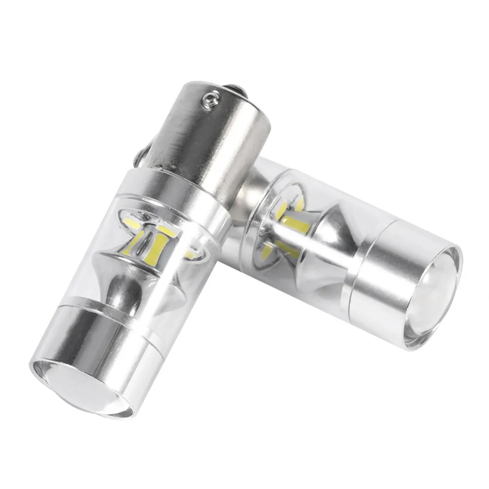 

1Pair 1156 60W Super White 2323 LED 12 SMD Backup Lamp Daytime Running Light DRL Bulbs
