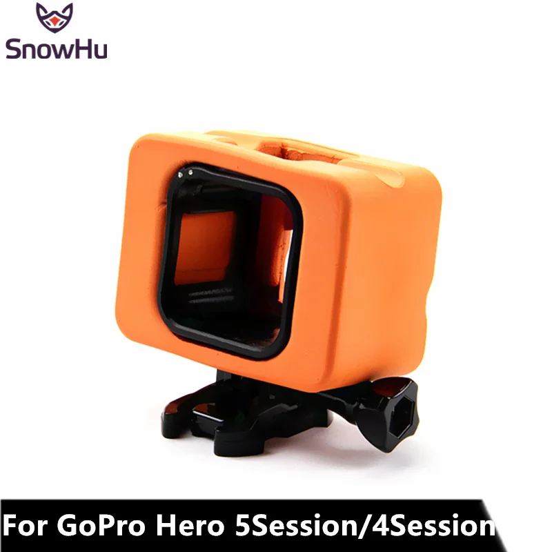 Go Pro Поплавковый чехол для GoPro Hero 5S 4 Session аксессуары Floaty чехол мягкий силиконовый защитный Дайвинг чехол для серфинга оранжевый GP265