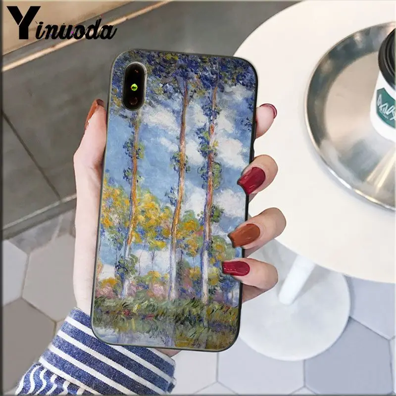 Yinuoda Клода Мона импрессионизма художника чехол для телефона для Apple iPhone 8 7 6 6S Plus X XS MAX 5 5S SE XR Чехол для мобильного телефона s