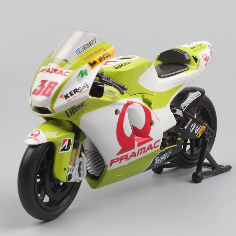 1/12 Масштаб Мини Newray Pramac гоночная команда Desmosedici ducati GP10 2010 No.36 Mika Kallio автомобили