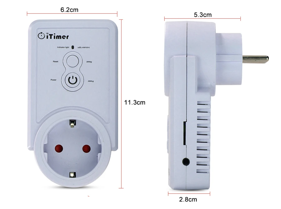 V106 ЕС Plug Smart GSM мощность розетка с Термометры SMS управление Русская версия