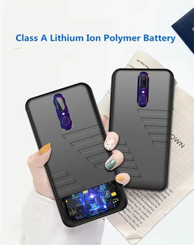 

6800mAh Battery Charger Cases For OPPO A9X Power Case Ultra Slim Portable Power Bank Charger Cover Rechargeable case