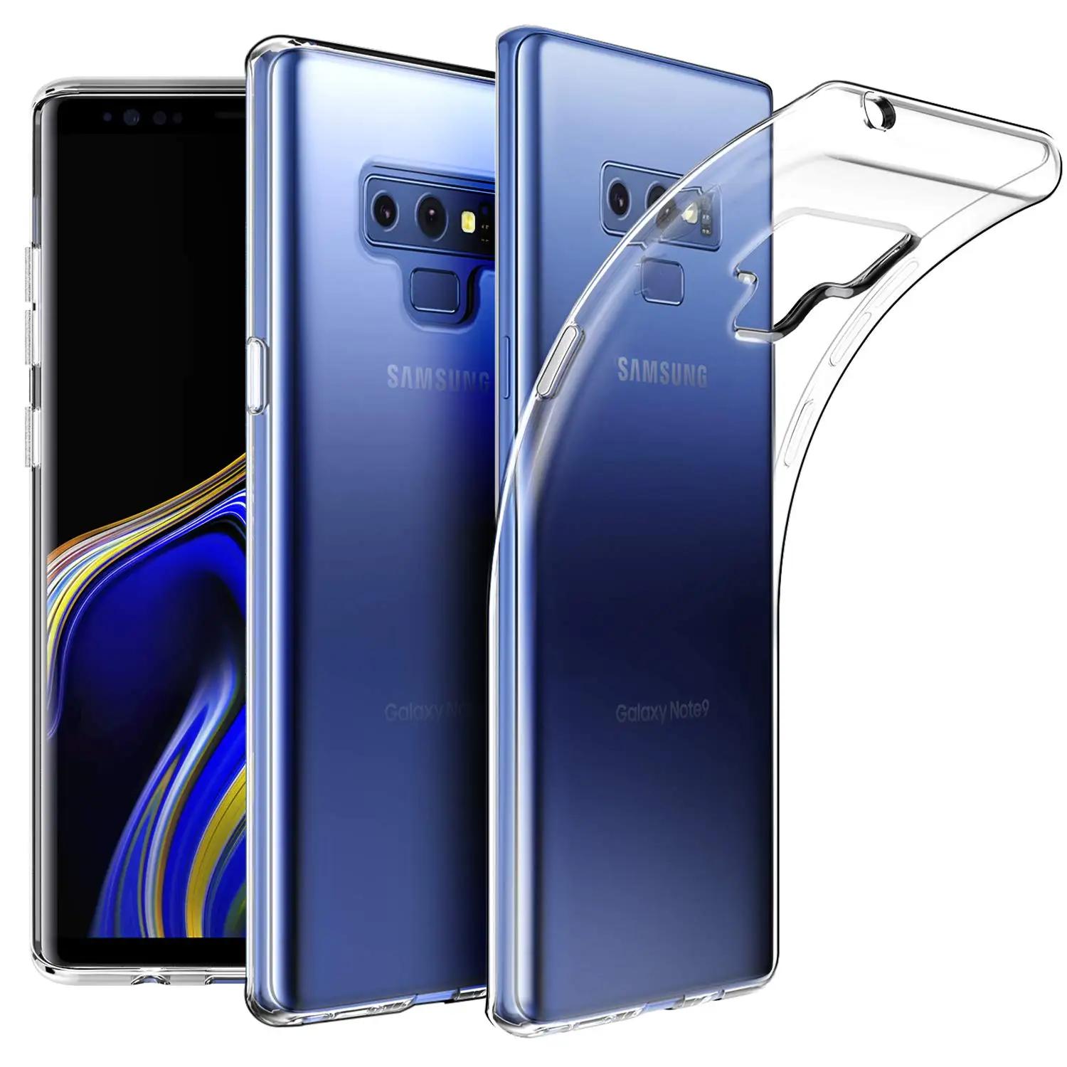Ультратонкий прозрачный силиконовый мягкий ТПУ защитный чехол для Samsung Galaxy Note 3 4 5