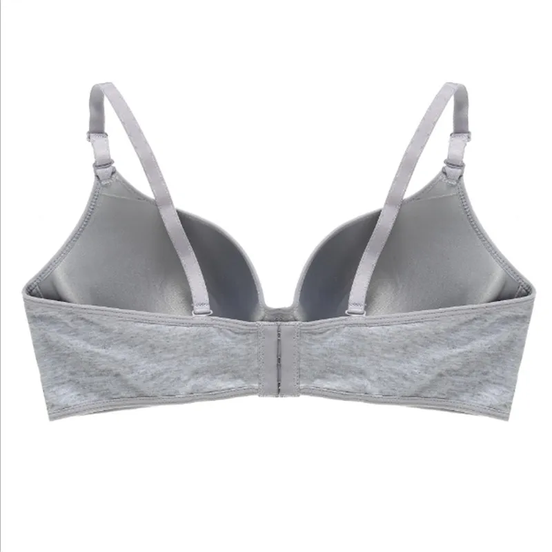 2019 Seamless Bra For Ladies One-Piece Brassiere Colored Cotton Underwear Wire Free Bralette 4