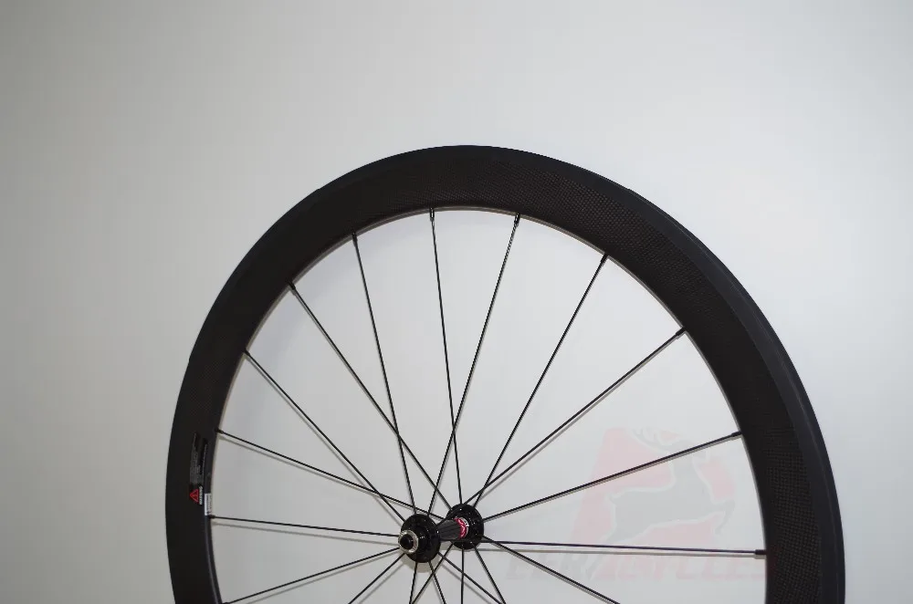 Best 1222g Only Super light 700c 50mm Carbon Tubular Road Bike wheels Bicycle wheelset Powerway R13/Bitex RAF10 RAR9 hubs 20 24 Holes 3