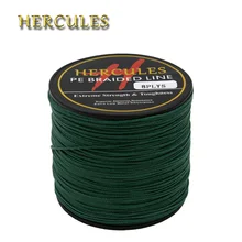 Hercules 200LB зеленая ПЭ плетеная рыболовная леска морская ловля карпа супер сильная 8 нитей 100 м 300 м 500 м 1000 м 1500 м 2000 м