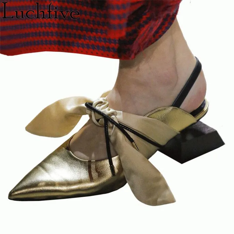 Runway design butterfly knot Women Pumps slingback pointed Toe strange heel sandals ribbon big bowties sheep fur Wedding Shoes цена Runway design butterfly knot Women Pumps slingback pointed Toe strange heel sandals ribbon big bowties sheep fur Wedding Shoes цены онлайн