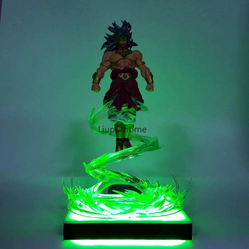 Dragon Ball Z Broly Супер Saiyan Летающий светодиодный ночной Светильник аниме Dragon Ball Супер DBZ Broly настольная лампа Luces De Navidad