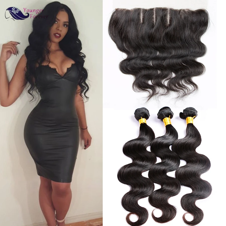 Good Cheap 13*4 Lace Frontal Closure With Bundles Eurasian Virgin Hair