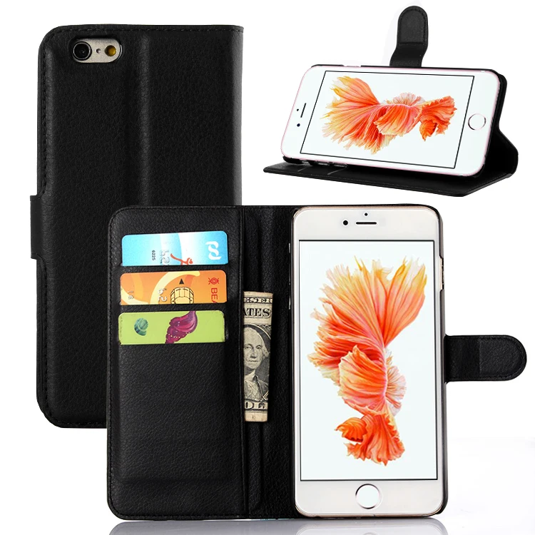 

Book Style PU Leather Case Cover for Apple iPhone 6 6S Plus Flip Wallet Phone Bags Cases with Stand for iPhone 6 6S Plus 5.5''