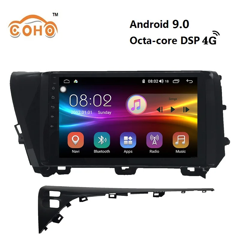 

Car radio Android 9.0 8-core 4/64G for 2018 TOYOTA Camry with BT GPS navigation support mirror 4G,toyota android