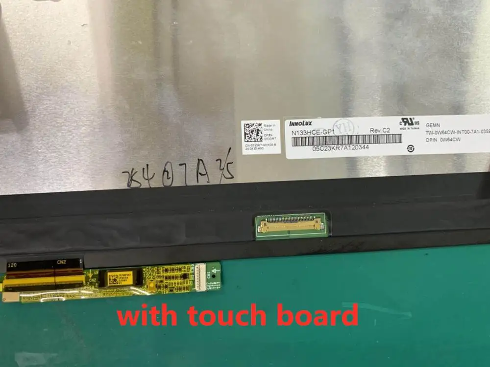 FHD для Dell Inspiron 13 7373 светодиодный ЖК-дисплей экран+ сенсорный Digitier стекло в сборе Замена 13,3"