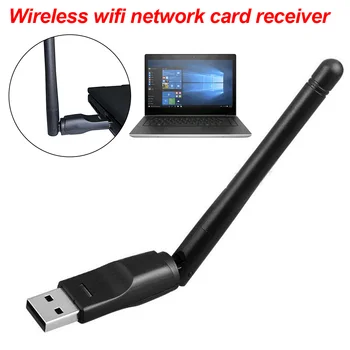 

RT5370 USB 2.0 150mbps WiFi Wireless Network Card 802.11 b/g/n LAN Adapter with Rotatable Antenna