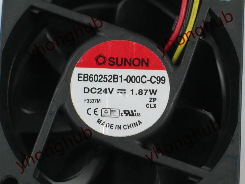 SUNON EB60252B1 000C C99 DC 24V 1 87 W 3 провод 60x60x25 мм Сервер вентилятор охлаждения|square fan|server fandc