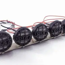 Гусеничный металлический желтый/белый Cens светодиодный бар для Tamiya по супер скидке CC01 F350 D90 RC4DW pajero осевой вентилятор