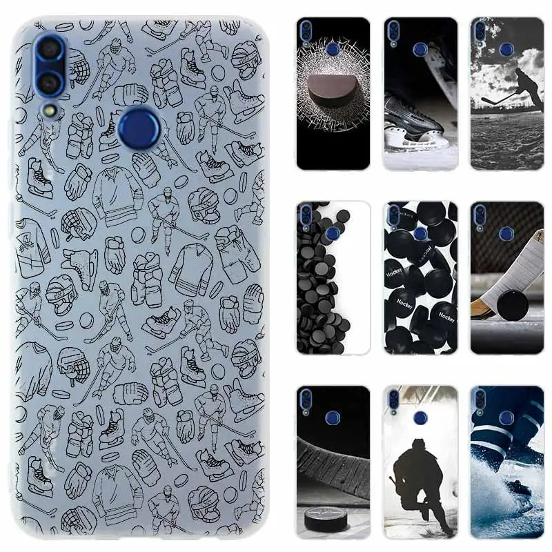 

Phone Case Silicone Cover for Huawei Honor 20 9X pro 10 9 lite 9i 8a 8X Max 8C 7X 7A Pro 6X V20 PLAY Hockey