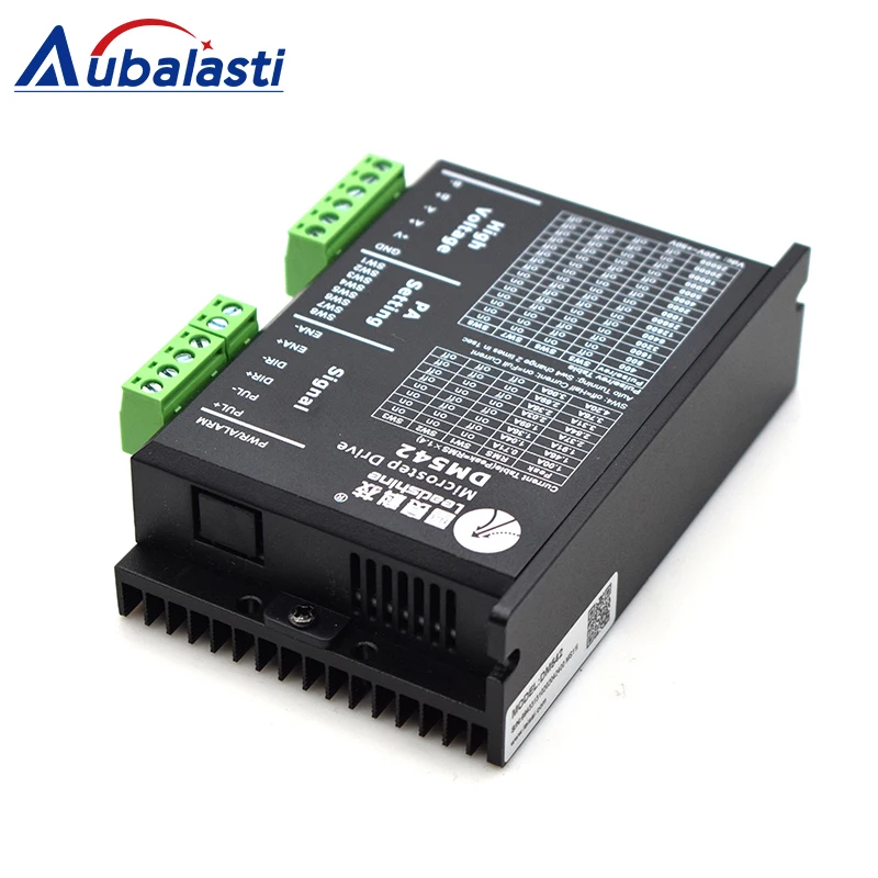 Aubalasti 2 фазы DC драйвер шагового двигателя Leadshine DM542 DC20 50V 1 0 4.2A Драйвер для резки