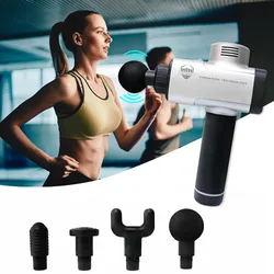 Electric Handheld massager Gun 5 Level Four Head Full Body Neck Vertebra Back Muscle Relax vibration plate Deep Tissue Massage Electric Handheld massager Gun 5 Level Four Head Full Body Neck Vertebra Back Muscle Relax vibration plate Deep Tissue Massage