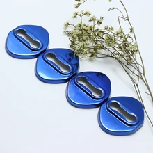 4 шт. антикоррозийный Автомобильный Дверной замок Защитная пряжка крышка для toyota Tundra аксессуары для стайлинга автомобилей