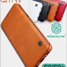 Кожаный флип-чехол Nillkin Qin для samsung Galaxy S10 Plus 5G S9 Plus Lite