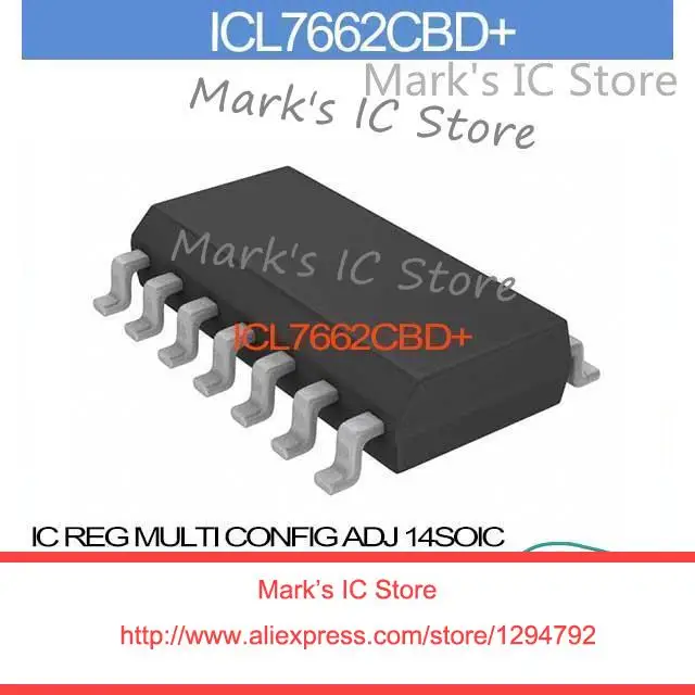 ICL7662CBD+ IC REG MULTI CONFIG ADJ 14SOIC ICL7662CB 7662 ICL7662 7662C